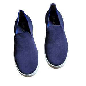 Rothys slip on sneakers shoes navy blue stripes